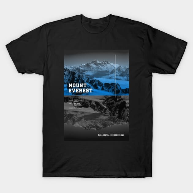 MOUNT EVEREST WIKIPEDIA T-Shirt by Trangle Imagi